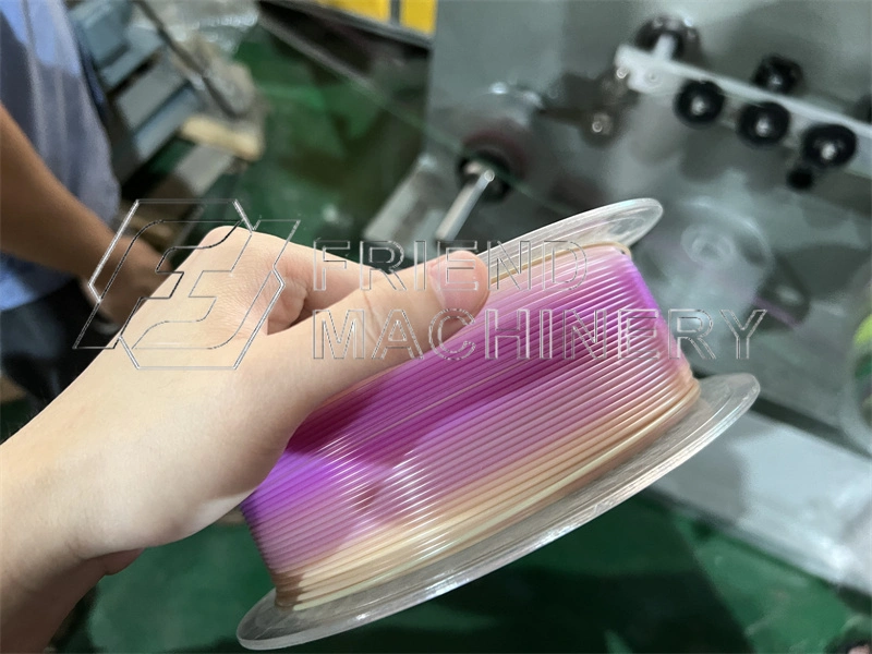 3D Printer Silk Filament PLA Extrusion Line PLA Silk Rainbow Multi Color Extruder Line Making Line
