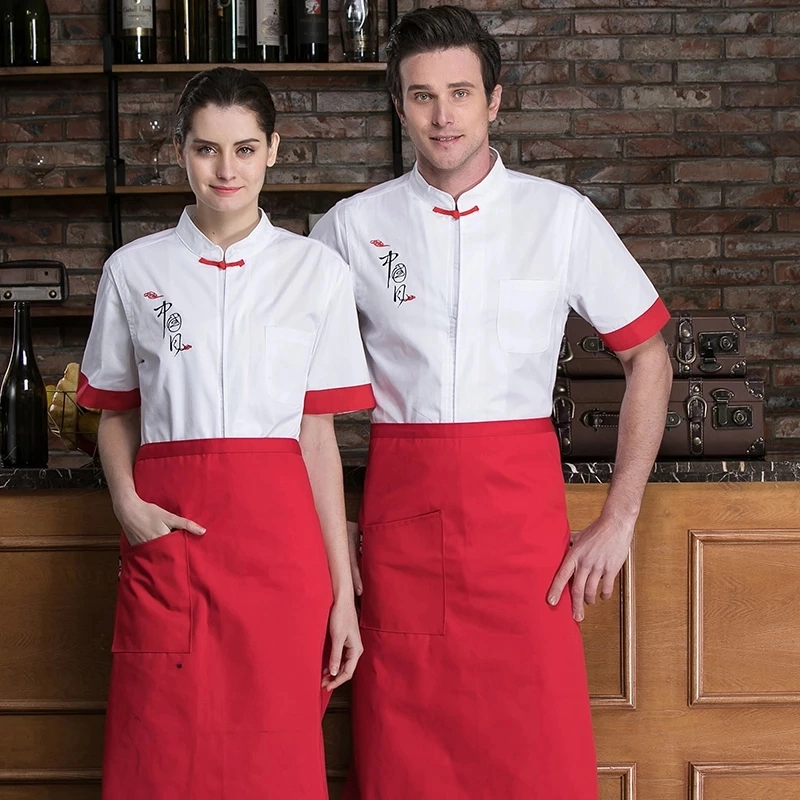 High Quality Catering Restaurant Short Sleeve Master Chef Uniform