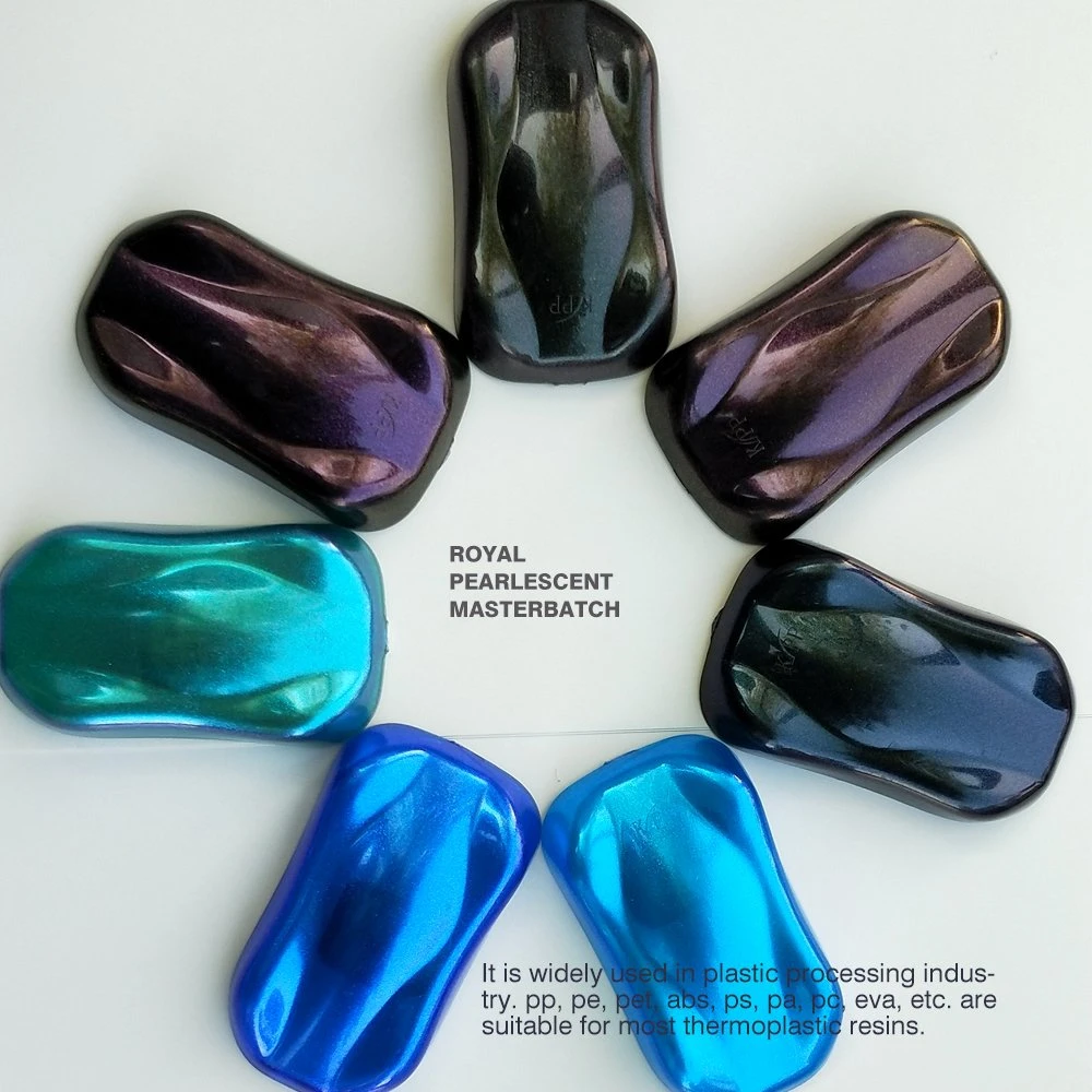 Pearlescent Effect Plastic PP PE Color Pearlescent Metallic Masterbatch