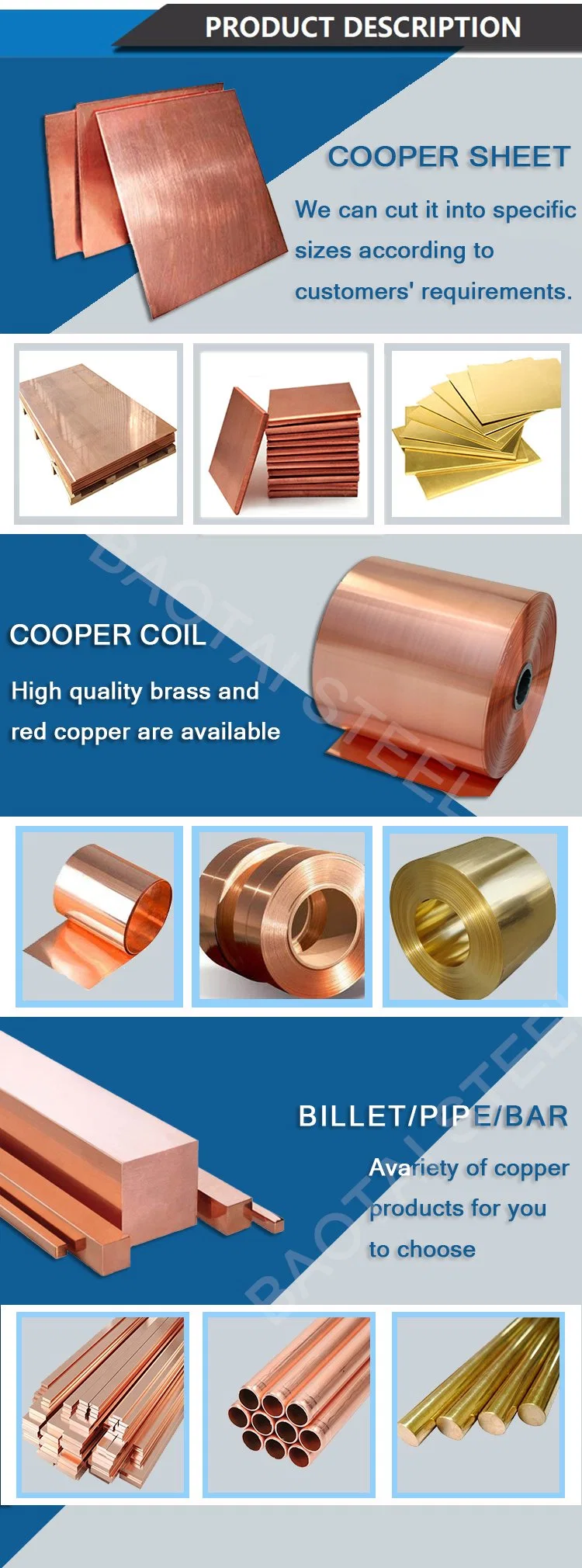 High Purity Electrolytic Copper Tombac Zinc Copper Alloy C2680 C2700 C2800 H59 H62 H65 0.35 Thickness Brass Strip