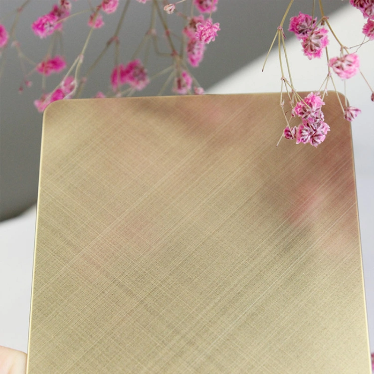 Green Bronze Decorative Stainless Steel Sheet 304 for Build Wall Panel