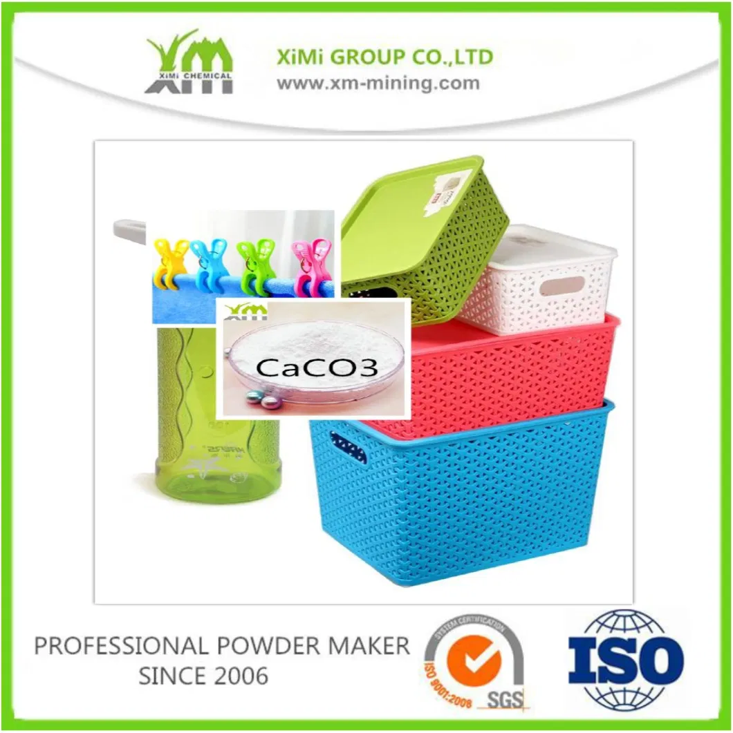 Calcium Carbonte Chemical Powder Applied to Rubber Plastic CaCO3