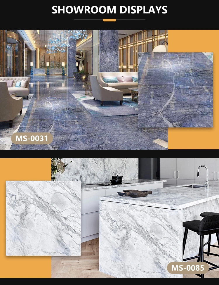 Factory Wholesale Large Artificial Kitchen Counter Top Marble Slab Big Wall Tiles Sintered Stone