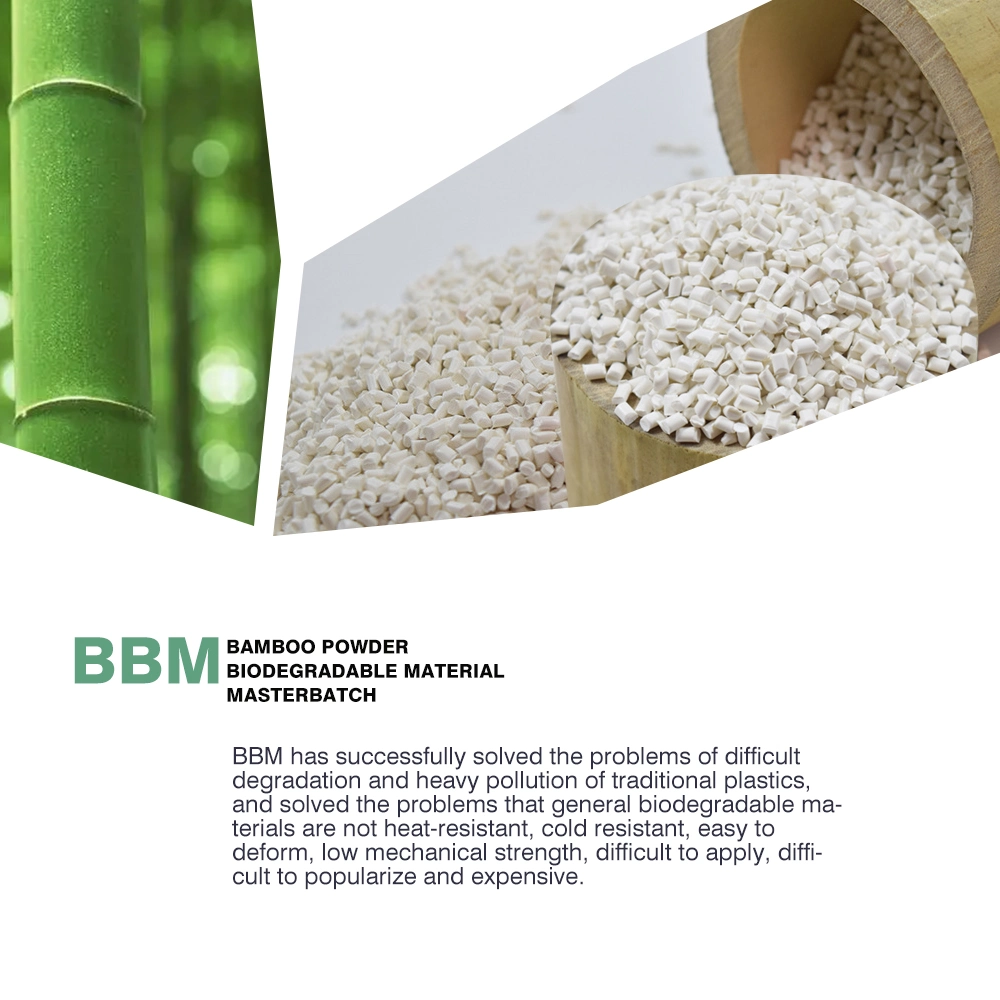 High Grade Bamboo Powder Biodegradable Masterbatch for Blowing Film
