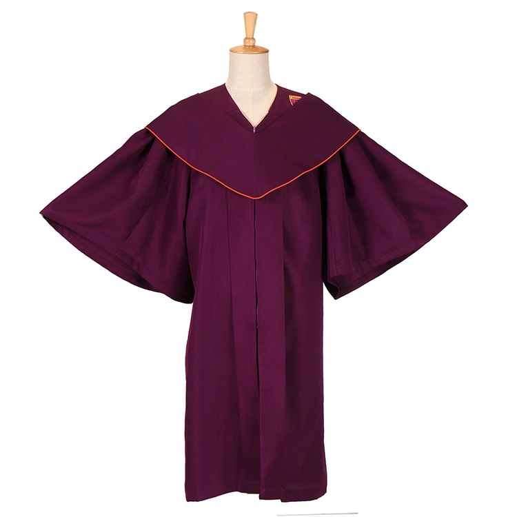 Wholesale Price Custom College University Academic Cap Graduation Gown