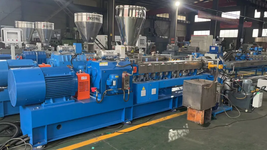 Jsd52b Twin Screw Extruder Master Batch, Filler Bimetallic Alloy, Water Ring