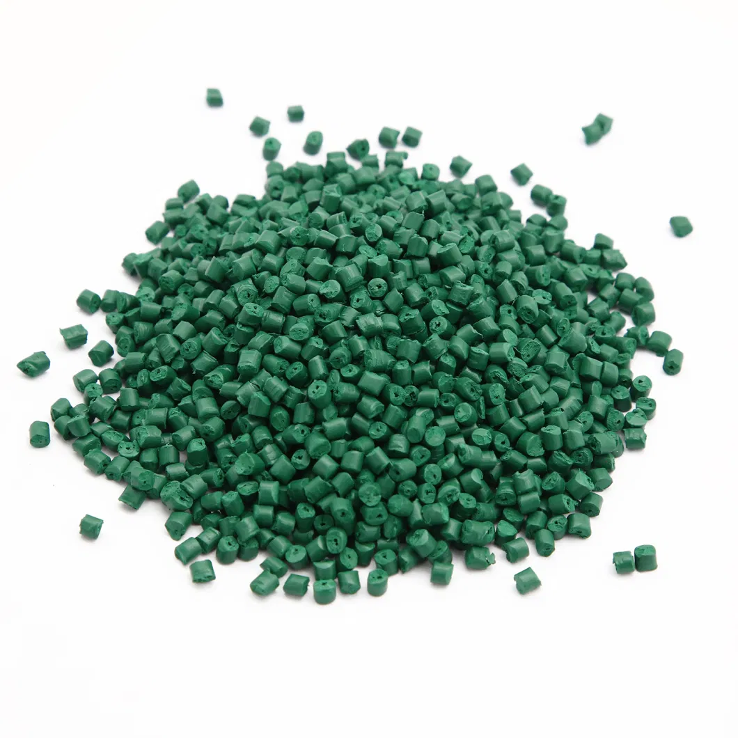 ABS, LDPE, HDPE, GPPS, PP Green Pigment Granule Anti-Ultraviolet Masterbatch for Household Appliances