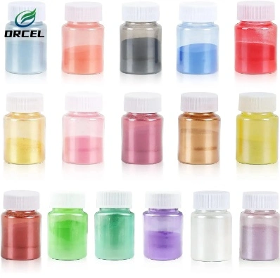 Wholesale Mica Powder 24 Colors Cosmetic for Lipgloss Mica Powder Pigments