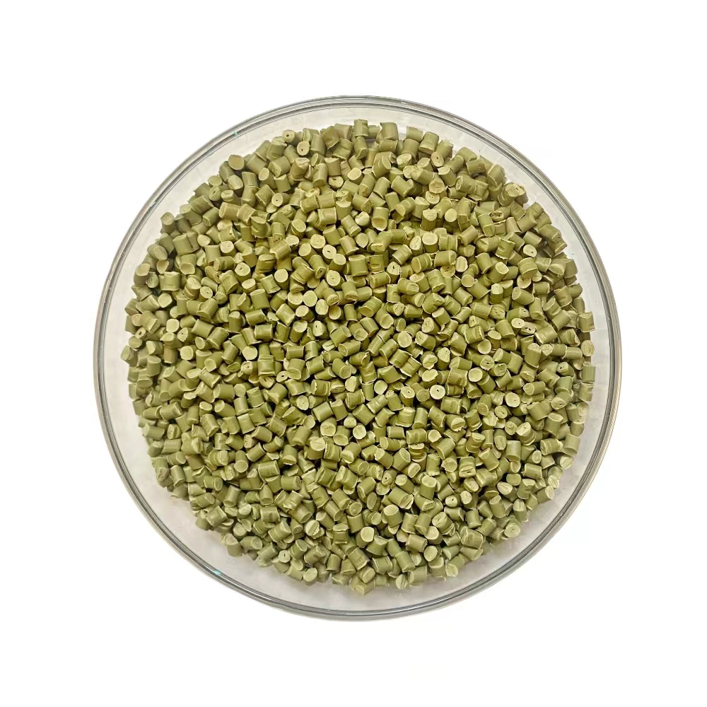 Anti-Static Green PP Masterbatch Pellets for Durable Automotive Parts