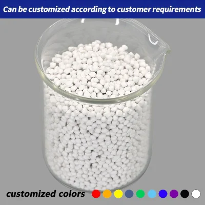 Master batch di riempimento trasparente bianco/granulato in PE Carrier/LDPE