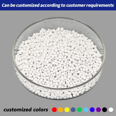 Master batch di riempimento trasparente bianco/granulato in PE Carrier/LDPE