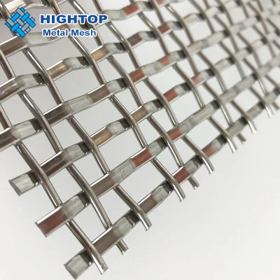 Maglia metallica decorativa in acciaio inox 316 brunita