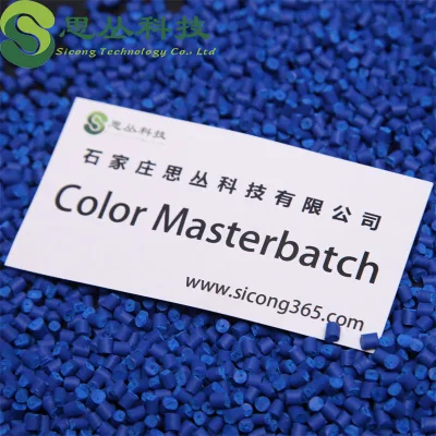 Chinese Supplier Master batch colore blu/rosso PET per PET plastica grezza Materiali masterbatch PET Color per materie prime PET Plastic