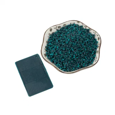 Cina masterbatch Produttore PE Green masterbatch Universal Masterbatch Toy Cup coperchio campione colore corrispondenza.