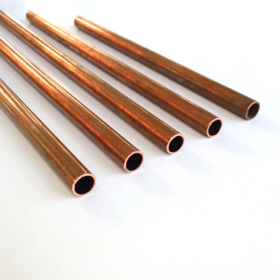 Ottone rosso rame Cu per uso medico Prezzo tubo rotondo ASTM GB AC B280 99.9% lega non legata 8 mm 10 mm 12 mm 15 mm en 12735-1 150 mm B 135 C10100 C11000 C12000 calore