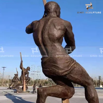 Statua di bronzo con fusione di bronzo a imitazione variata