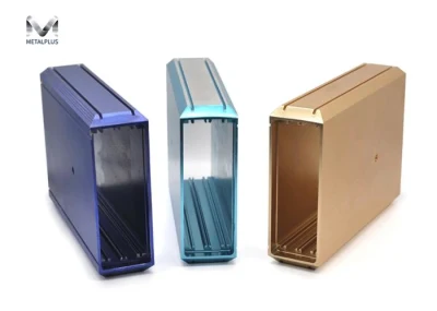 Profili contenitore estruso in alluminio anodizzato per LED Power coperchio elettrico Coperchio di alimentazione Electronic Shell Industrial computer Fanless PC Box