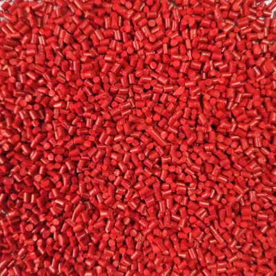 Materiale grezzo plastico PP/PE di alta qualità masterbatch rosso