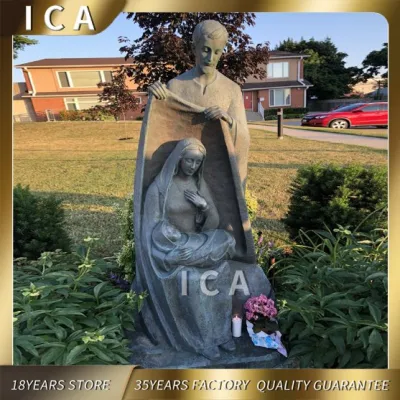 Chiesa di fusione Bronzo vita dimensioni scultura statua Peta in vendita