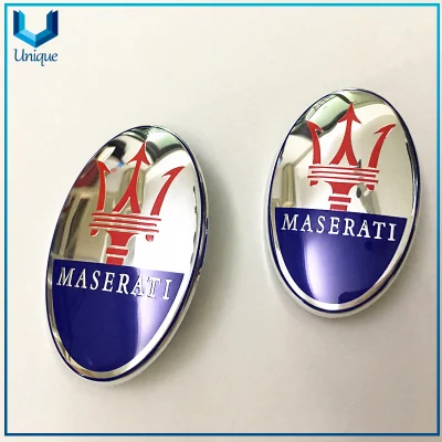 Placca per auto Customm in nichel lucido, stemma auto decorazione con logo Cast Sports Car