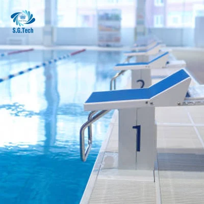 Made in China piscina concorrenza anti-scivolo piscina saltando a partire Blocchi