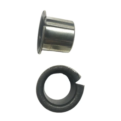 TCB100 SF1 DU cuscinetto a secco realizzato in polvere di bronzo con base in acciaio e boccola senza lubrificante PTFE per boccola per macchina ginnica da stampa.