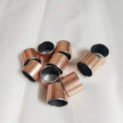 TCB100 SF1 DU cuscinetto a secco realizzato in polvere di bronzo con base in acciaio e boccola senza lubrificante PTFE per boccola per macchina ginnica da stampa.