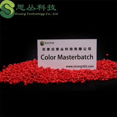 Chinese Supplier Master batch colore blu/rosso PET per PET plastica grezza Materiali masterbatch PET Color per materie prime PET Plastic