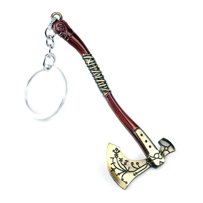 Nuovo modello di arma a portachiavi di God of War Ax Pendente