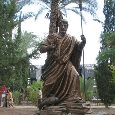 Statue religiose cattoliche Cast stazioni di bronzo della Croce Gesù Statua di crocifissione in vendita