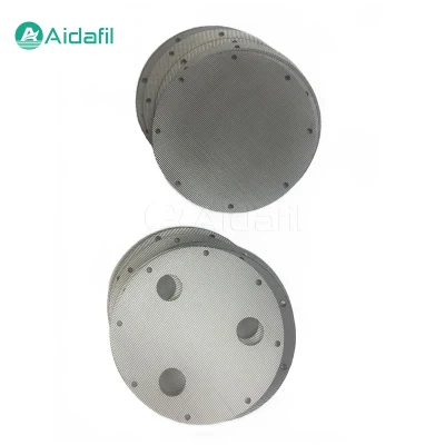 Disco filtrante in acciaio inox sinterizzato SS304 SS316