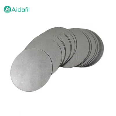Disco filtrante in acciaio inox sinterizzato SS304 SS316