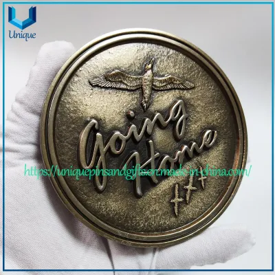 I militari commemorano la placca di bronzo per la pietra tombale con supporto magnetico, la placca di bronzo 3D personalizzata