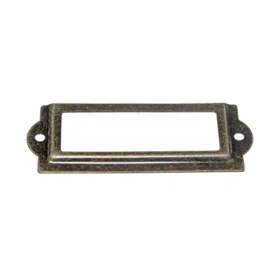 Accessori per mobili Accessori in ottone antico manico etichetta cornice di trazione/Nome porta carte Cassettiera cassetto /Oro, Argento Aceessories