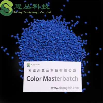 Chinese Supplier Master batch colore blu/rosso PET per PET plastica grezza Materiali masterbatch PET Color per materie prime PET Plastic