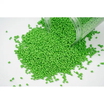 Cina masterbatch Produttore PE Green masterbatch Universal Masterbatch Toy Cup coperchio campione colore corrispondenza.