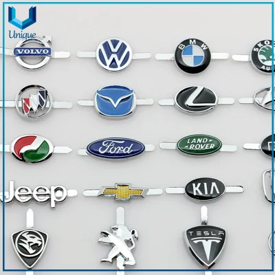 Placca per auto Customm in nichel lucido, stemma auto decorazione con logo Cast Sports Car