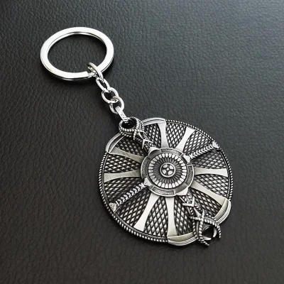 Nuovo modello di arma a portachiavi di God of War Ax Pendente