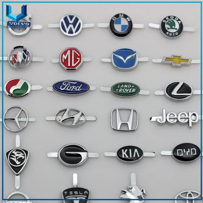 Placca per auto Customm in nichel lucido, stemma auto decorazione con logo Cast Sports Car
