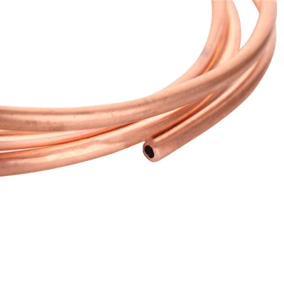 Ottone rosso rame Cu per uso medico Prezzo tubo rotondo ASTM GB AC B280 99.9% lega non legata 8 mm 10 mm 12 mm 15 mm en 12735-1 150 mm B 135 C10100 C11000 C12000 calore