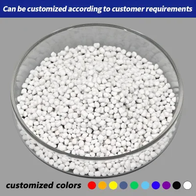 Master batch di riempimento trasparente bianco/granulato in PE Carrier/LDPE