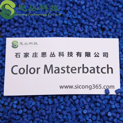 Chinese Supplier Master batch colore blu/rosso PET per PET plastica grezza Materiali masterbatch PET Color per materie prime PET Plastic