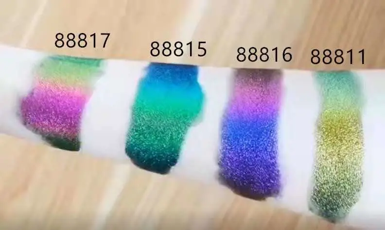 Chameleon Acrylic Powder Neon Glitter Rainbow Chrome Pigment
