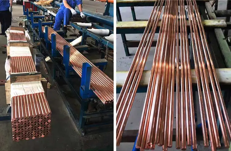 Factory Supply C10200/C11000/C12000 C95800 C70600 Bronze Brass Red Copper Pure Copper Rod/Bar