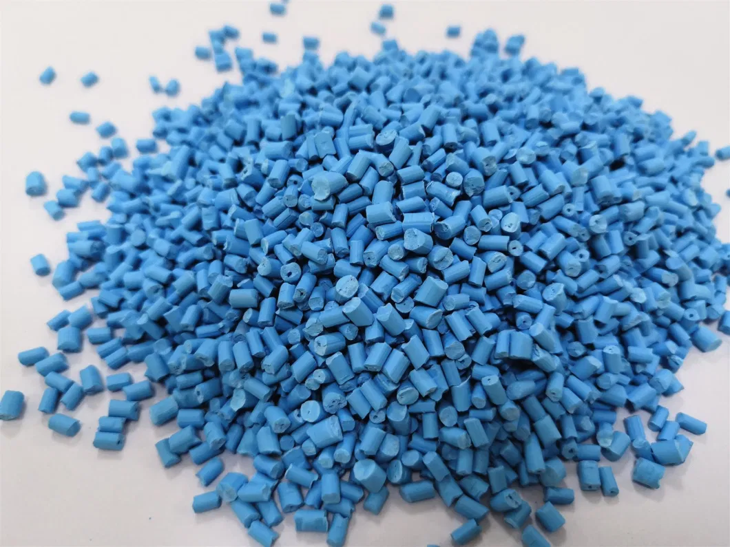 Blue PP, PE, ABS, PA, PBT HIPS Plastic Pigment Granule Foaming Masterbatch