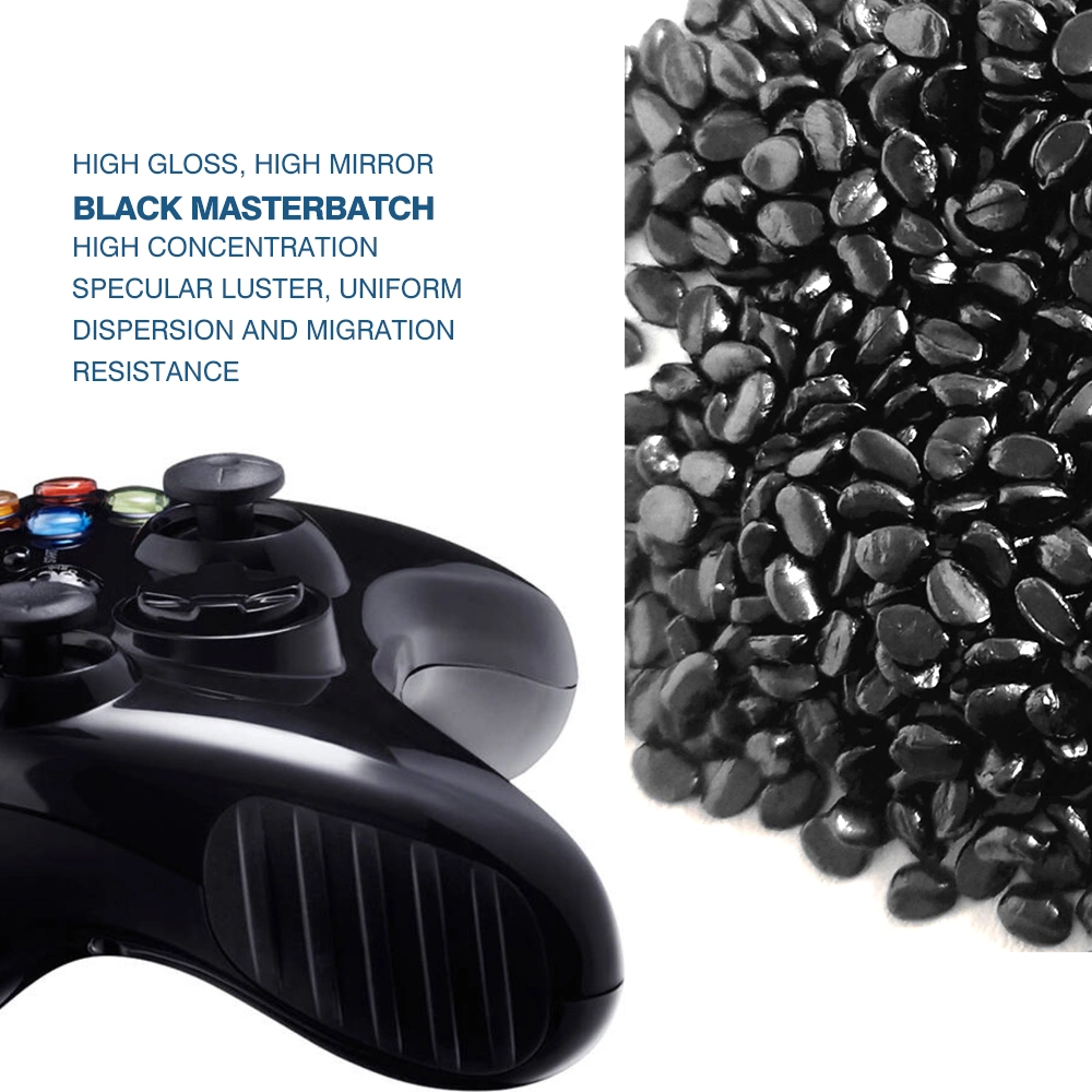 5%-50% Carbon Black Content ABS PP PE Pet Plastic Raw Material Colorant Pellet Black Masterbatch