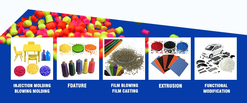 High Concentration PE / PP / PS / ABS / PVC/ PC / PA Color Masterbatch Dyes