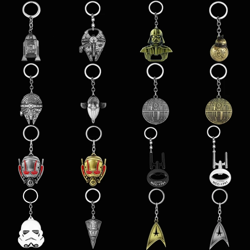 Tool Men Solar Custom Metal Key Ring Gold Silver Plated Wholesale Cheap Price Make Your Own Logo Star War 3D Keychain