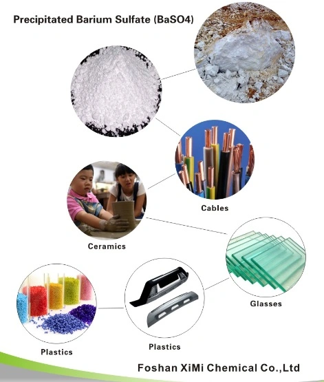 Ximi Group Plastic Raw Materials Natural Barium Sulphate