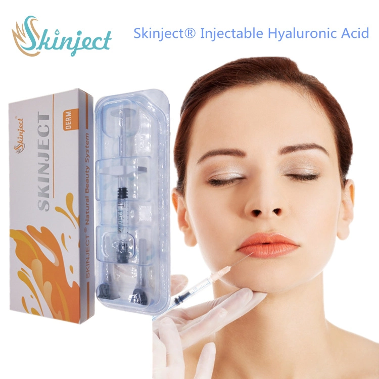 Skinject 2ml Derm Ha Injectable Hyaluronic Acid Dermal Fillers for Face